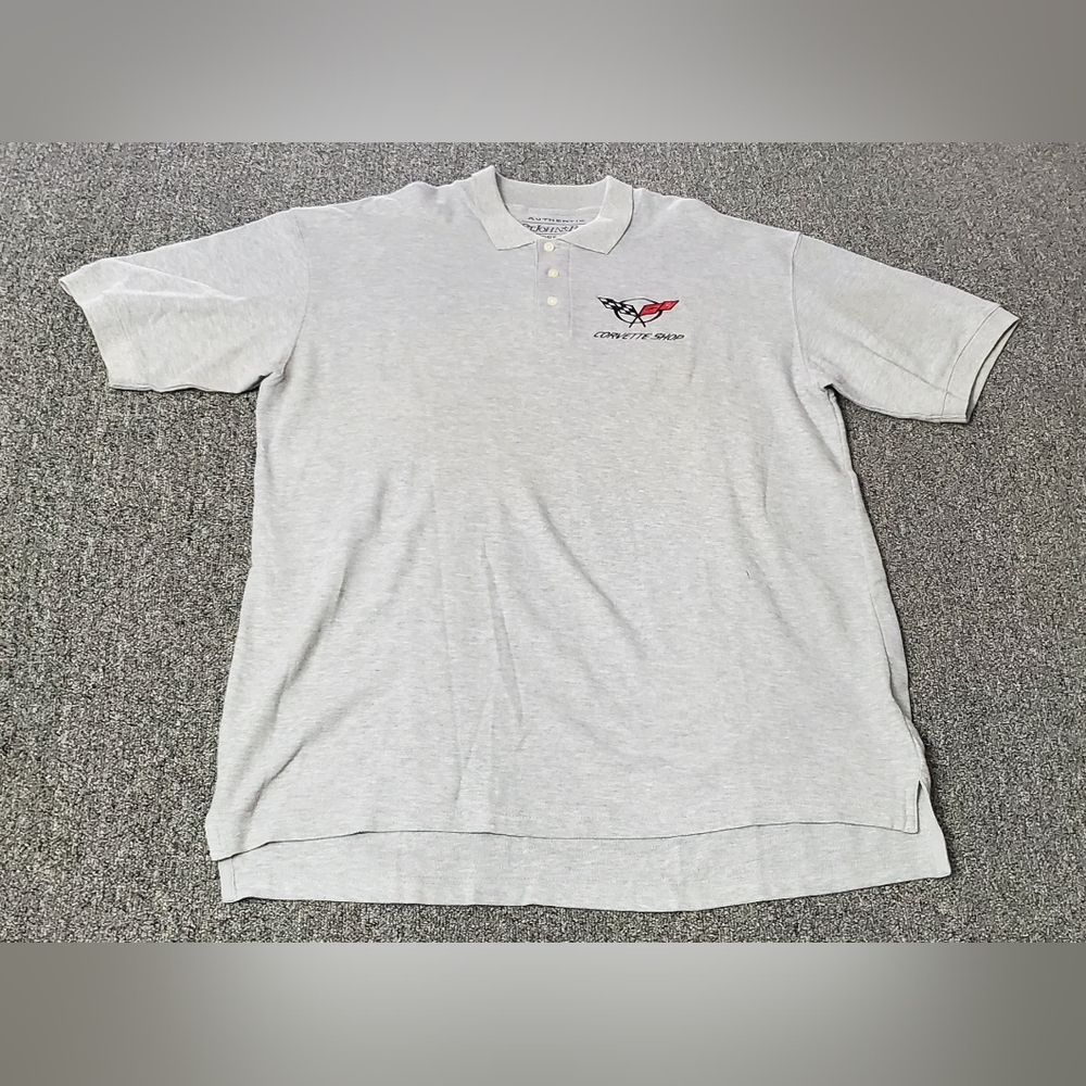 St. Johns Bay Mens Shirt Gray Sz XL Heritage Pique Polo  Cotton Short Sleeve